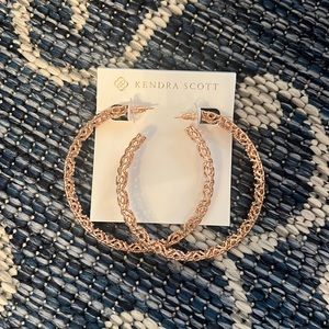 Kendra Scott Maggie Hoop earrings - Rose Gold